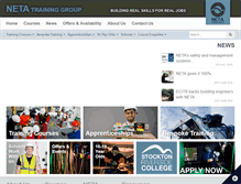 Tablet Screenshot of neta.co.uk