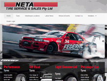 Tablet Screenshot of neta.com.au